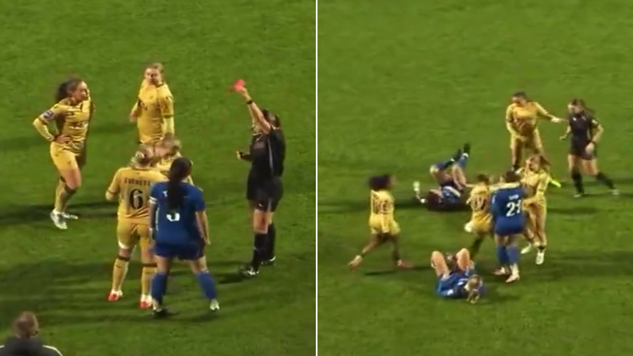 مواجهة قوية.. ضربة قاضية من الفنون القتالية في كرة القدم النسائية بإنجلترا